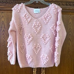 Chicwish Knit Your Love v-neck sweater